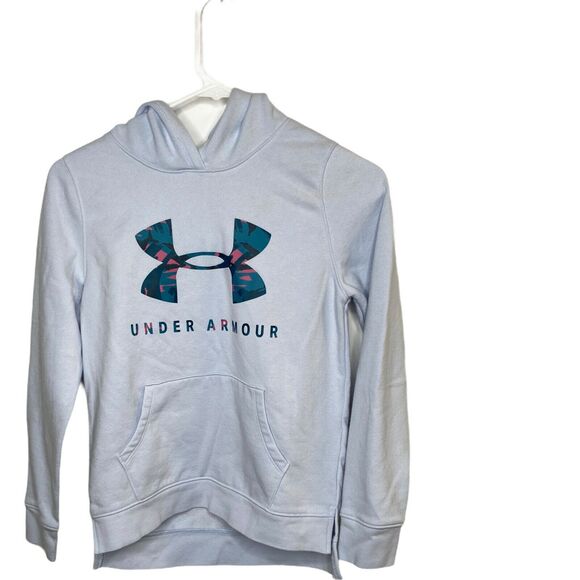 Under Armour Girls Jacket Printed Treetop Ski Snowboard Parka sz YLG multicolor - Picture 2 of 10